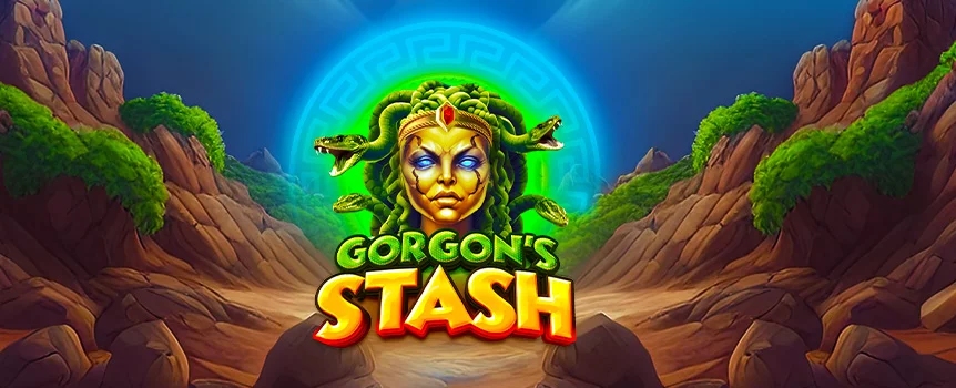 Brace for mythic Multipliers and Free Spins in Gorgon’s Stash pokie, where Cluster Pays, glowing shields, and fierce gods fill the 6x5 grid!