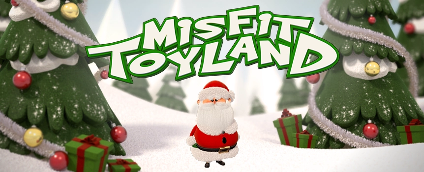 Play the exciting Misfit Toyland online slot today at Joe Fortune and see if you can spin in the game’s top prize, which can be worth thousands of dollars.