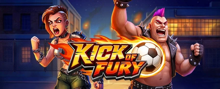 A football instant game with Cash Out decisions, Rage Meter saves, Extra Mode picks, difficulty levels, and Max Win 20,100x.