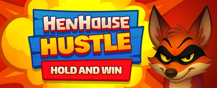 Settle into a pastoral paradise in Henhouse Hustle: Hold and Win, but keep an eye out for Fox - he’ll show up to steal massive Egg Prizes when you least expect him. 