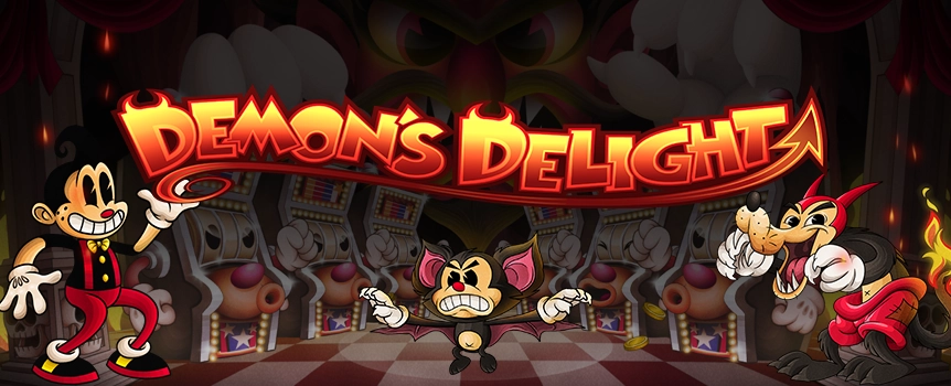 For Red Hot Cash Prizes and Fiery Free Spins with a Hellish backdrop - Spin the Reels of Demon’s Delight today!
