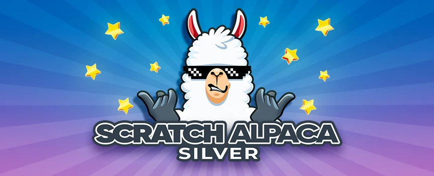 Scratch and win with the Silver Alpaca scratch card at Joe Fortune. Can you reveal nine matching jackpot symbols and walk away with the 100,000x max win?