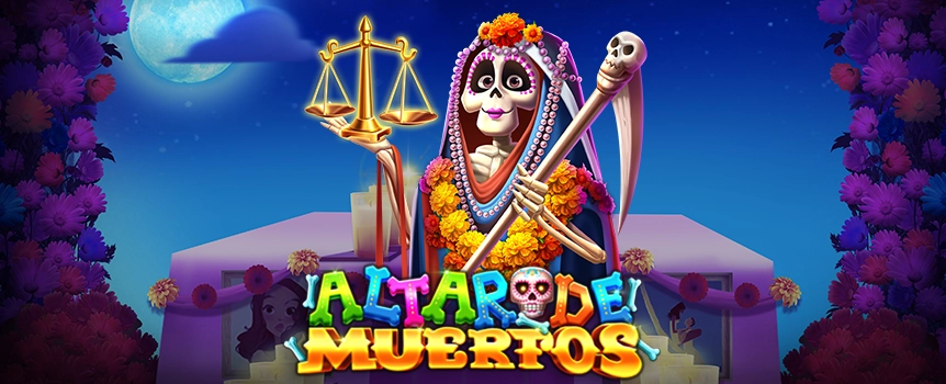 Try your luck with Altar de Muertos at Joe Fortune today. Respins and free spins with huge multipliers await you, along with a top prize of 3,715x your bet!