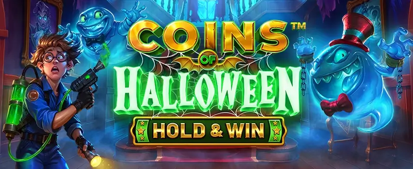 Land Bonus symbols on the reels for the chance to enter the Coins of Halloween Hold and Win Bonus Game, where a maximum payout of 3,500x lies up for grabs.