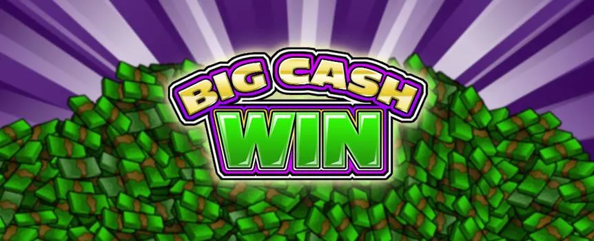 The slot Big Cash Win is a throwback to when you only needed one payline to rake in a big payout through all-time classic symbols like Bars, Cherries, and 7s.