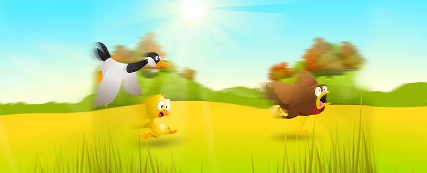 If you enjoy cute cartoon characters, intuitive gameplay, and absolutely massive payouts, the 3-reel slot Chicken Little has everything you're looking for.