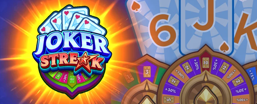 Build the streak, dodge the Joker, and cash out before the next card bites.