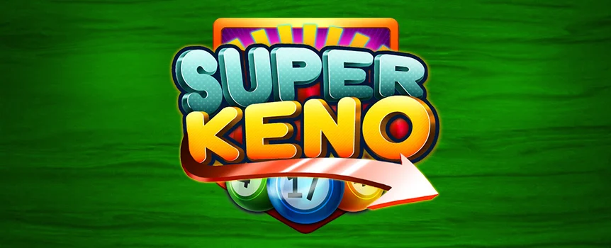 Take on an ancient Chinese game of luck and strategy with Super Keno, a game all about picking the right number at the right time and winning big if you’re lucky.  
