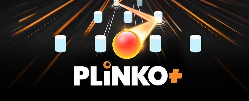 Choose your stake and drop the ball, mate. 1,000x wins are waiting in the outer buckets of the Plinko+ pyramid. 