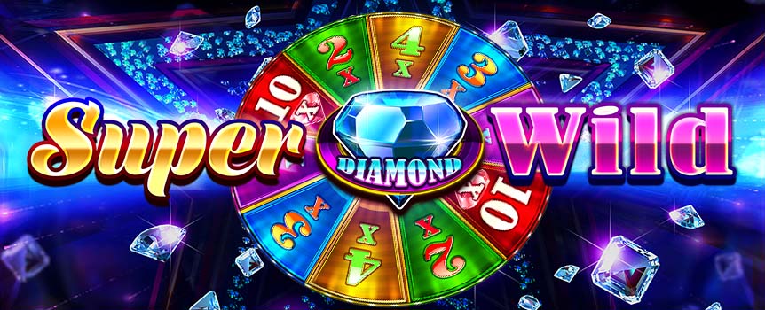 Welcome to Super Diamond Wild, an innovative 3-reel game complete with an exciting Bonus Wheel, which turns this classic format into a 24-carat slot