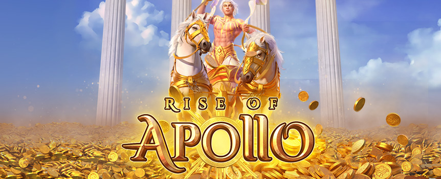 If you’re looking for a Godly Payout, then spin on Rise of Apollo where Free Spins, Wilds, Multipliers, and Prizes up to 6,171x your stake can be found!