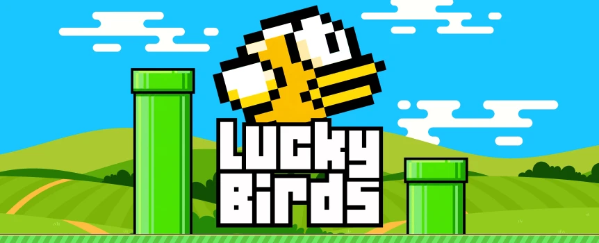 Pick a bird and Cash Out before it crashes in Lucky Birds, a casual crash game with 3 randomized risk levels and a 12,000x Max Multiplier.