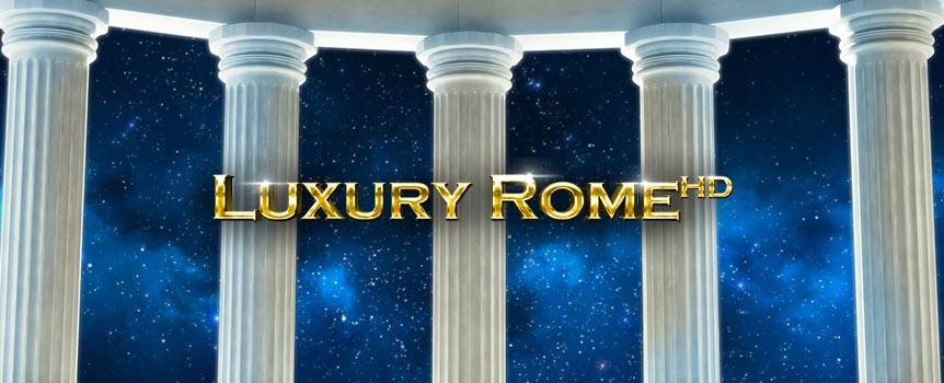 Live like a Roman Emperor and rule with honour in this ancient online slot, Luxury Rome. Challenge Roman leaders, romance Cleopatra as your Gladiators liberate treasures from the Colosseum to make them your own. Conquer Rome as you search out Colosseum scatter symbols. The Golden Gladiator is your salvation in these ancient times, triggering an instant bonus feature with multipliers across the reels.