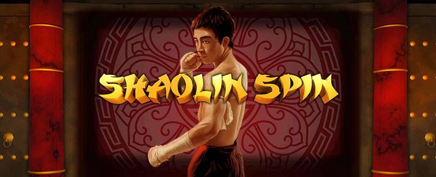 Whisk yourself away to the orient with Shaolin Spin. This slot transports you to a martial arts wonderland. Once inside, you will find dragons, ancient buildings, doves, and the yin and yang symbols as you spin your way to victory. With 5-reels and 243 lines, just lock in three or more of any symbol in a row to win. The Yin and Yang symbol is Wild and even turns the symbols on either side of it wild too! Additionally, the Martial Artist symbol is the Scatter, so lock in 3 or more of these and you'll enjoying free spins in no time.
