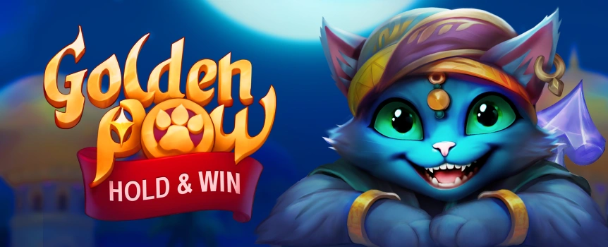 Unleash the cat-genie in Golden Paw Hold & Win! Cluster wins, expanding reels, and 4 Jackpots make this a pokie with serious wish-granting vibes.