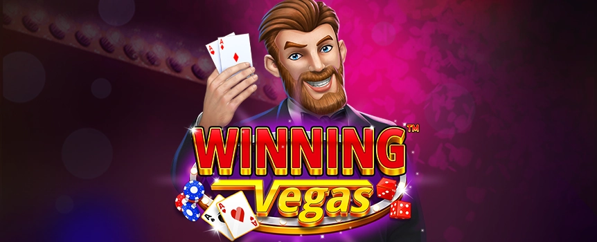Take a virtual trip to Las Vegas in Winning Vegas at Joe Fortune! Enjoy five different bonuses and features and land five diamond symbols to win 1,000x!