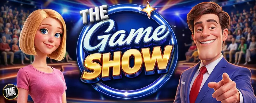 Take a spin of The Game Show for the chance to get access to a Pick Feature, Multiplier Wilds, mini games, and a Max Win of 10,000x your stake. 