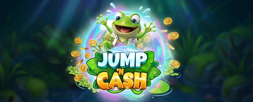 Hop a frog across the pond in Jump ‘n’ Cash, an instant game with Coins, Multipliers, and a Finish Bonus that can help you score a Max Win of 30,000x.