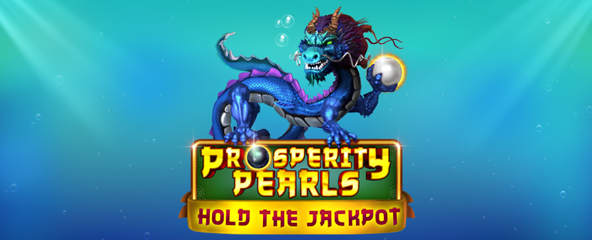 Behold, the power of the Pearl! Huge Prizes, Multipliers and 3 different Jackpots await - play Prosperity Pearls today.