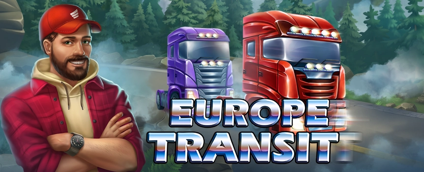3 Rows, 5 Reels, 10 Paylines, 15 Free Spins and some Colossal Cash Prizes await when you spin the Reels of Europe Transit!