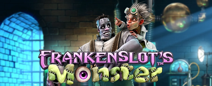 Head to the lab and stop a monstrous creation being unleashed on the world in the Frankenslot's Monster online slot at Joe Fortune. Win up to 2,704x your bet!
