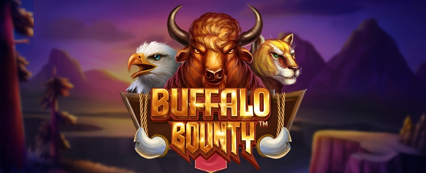 Play the exciting Buffalo Bounty online slot today at Joe Fortune and see if you can land the gigantic top prize, which can be worth thousands of dollars.