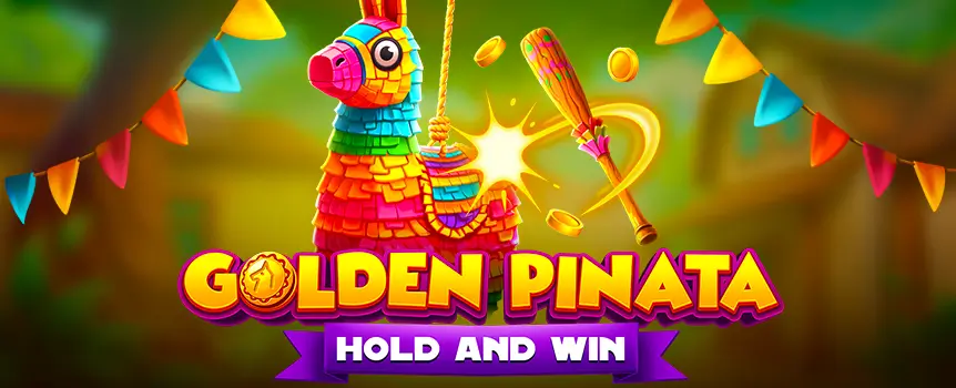 Take a swing at Golden Pinata Hold and Win for the chance to enter the Hold and Win Bonus Round and score a Max Win worth x5,624 your stake.